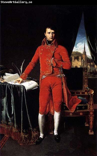 Jean Auguste Dominique Ingres Portrait de Napoleon Bonaparte en premier consul